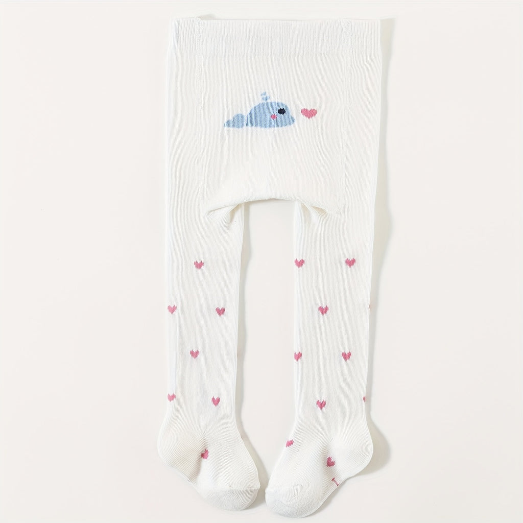 Kit com 3 meia-calças Infantil com Estampa de Animal