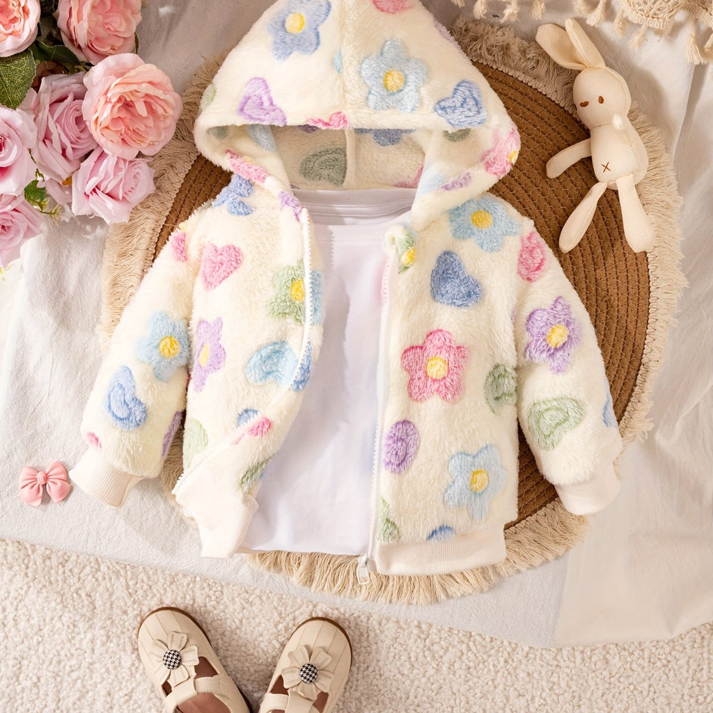 Blusa de Frio Florida Peluciada