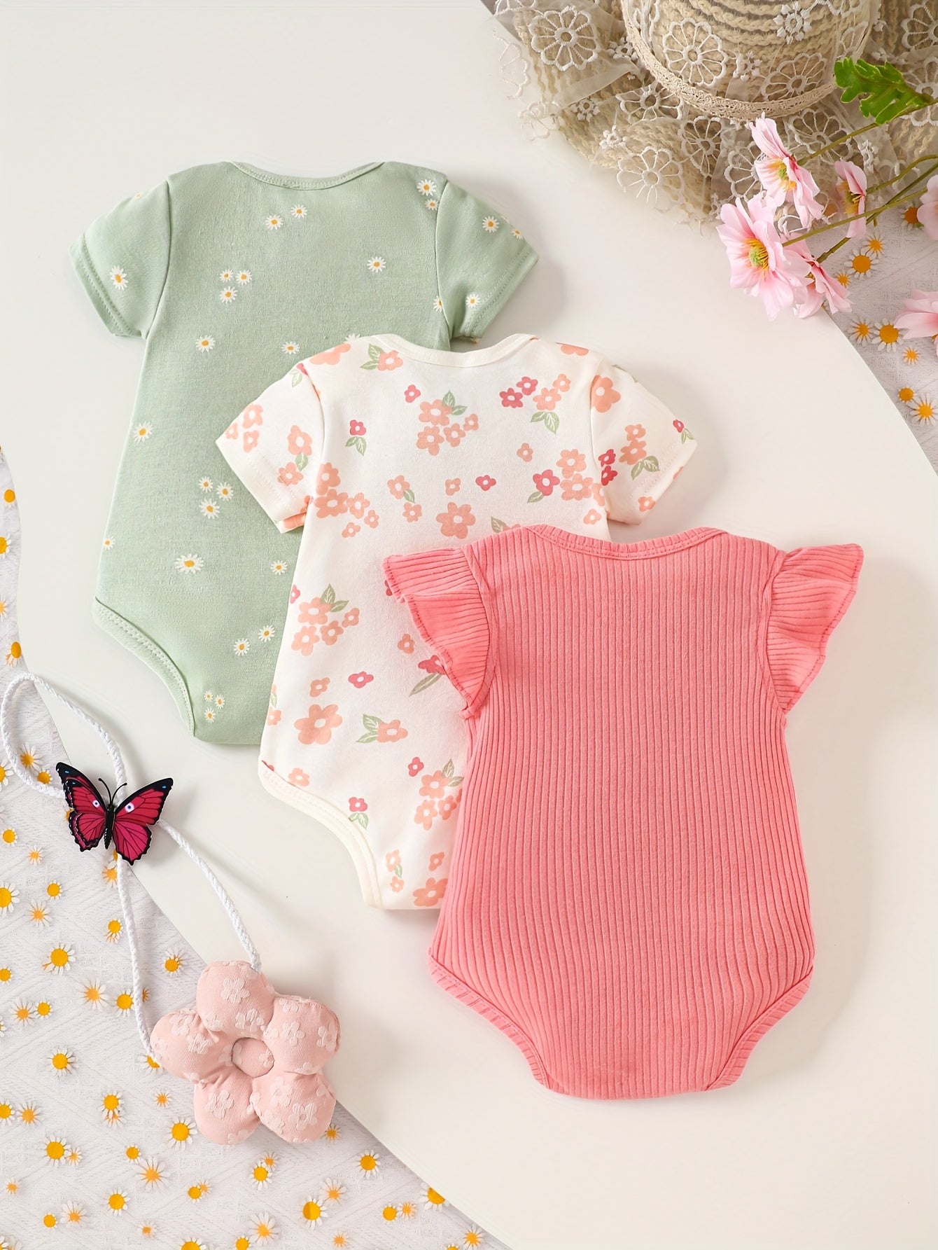 Kit com 3 Bodies Femininos