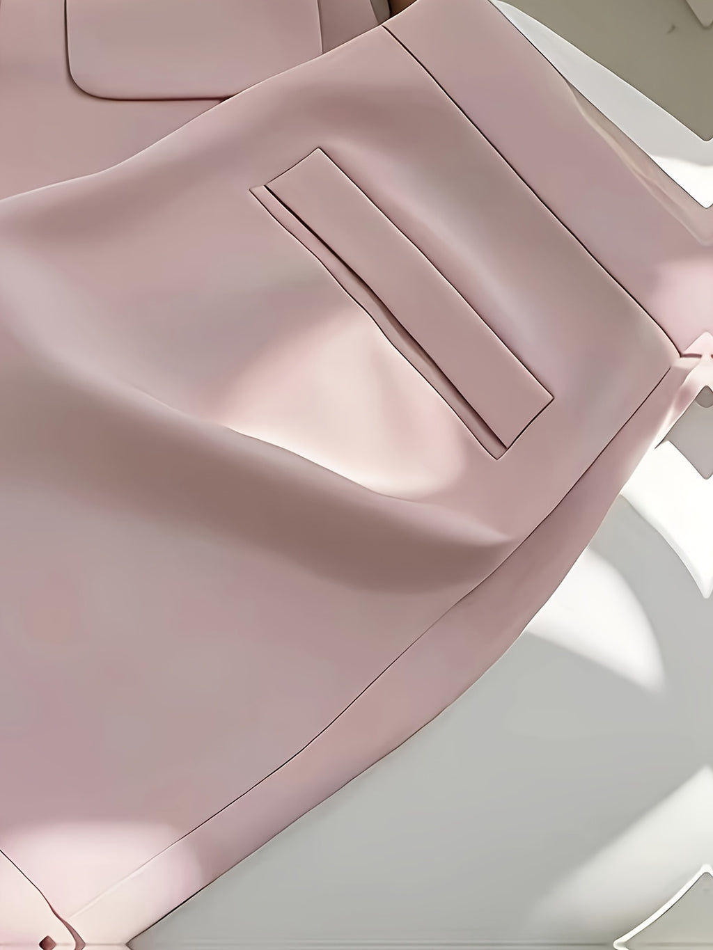 Conjunto de colete e shorts de alfaiataria