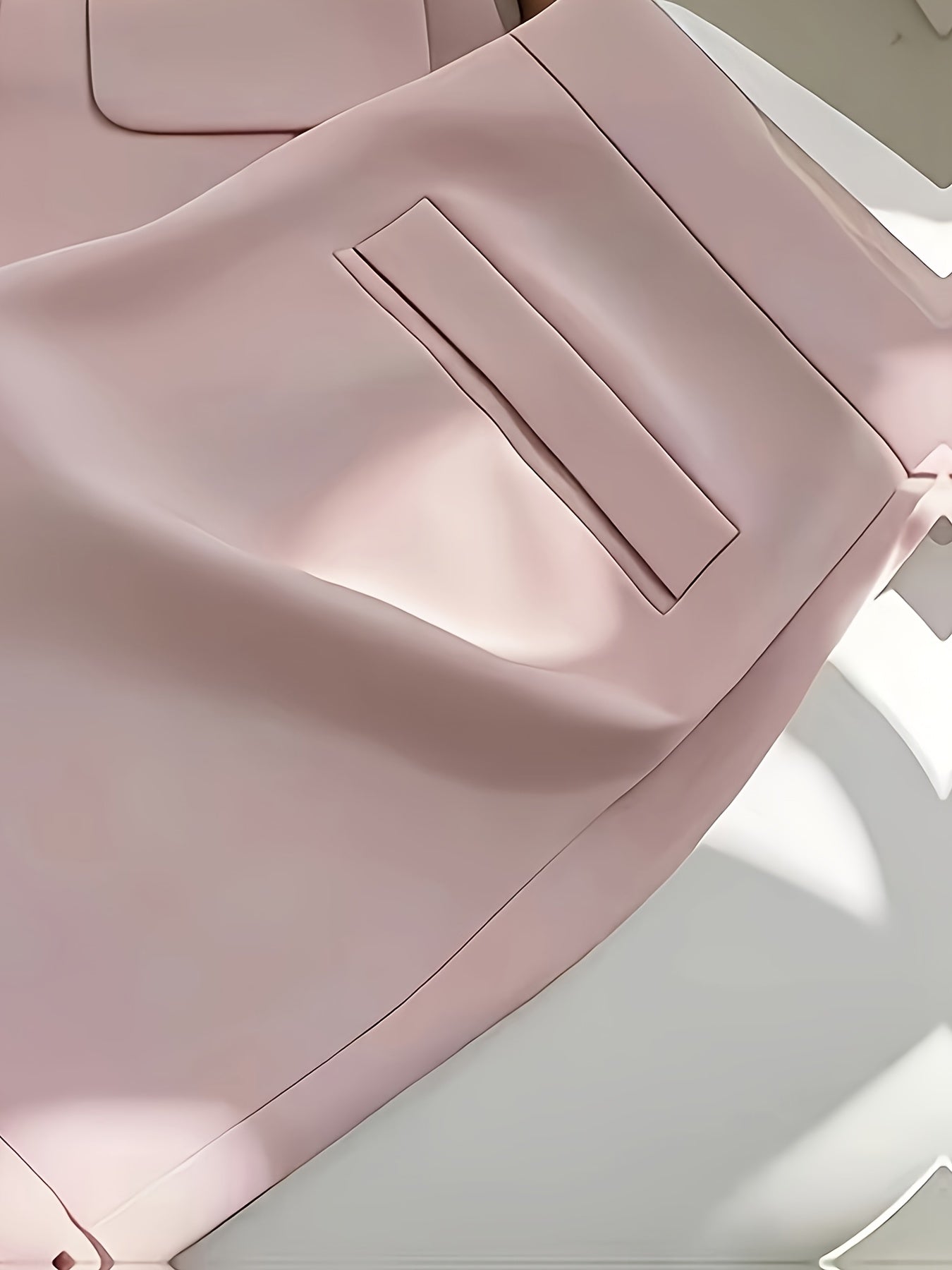 Conjunto de colete e shorts de alfaiataria