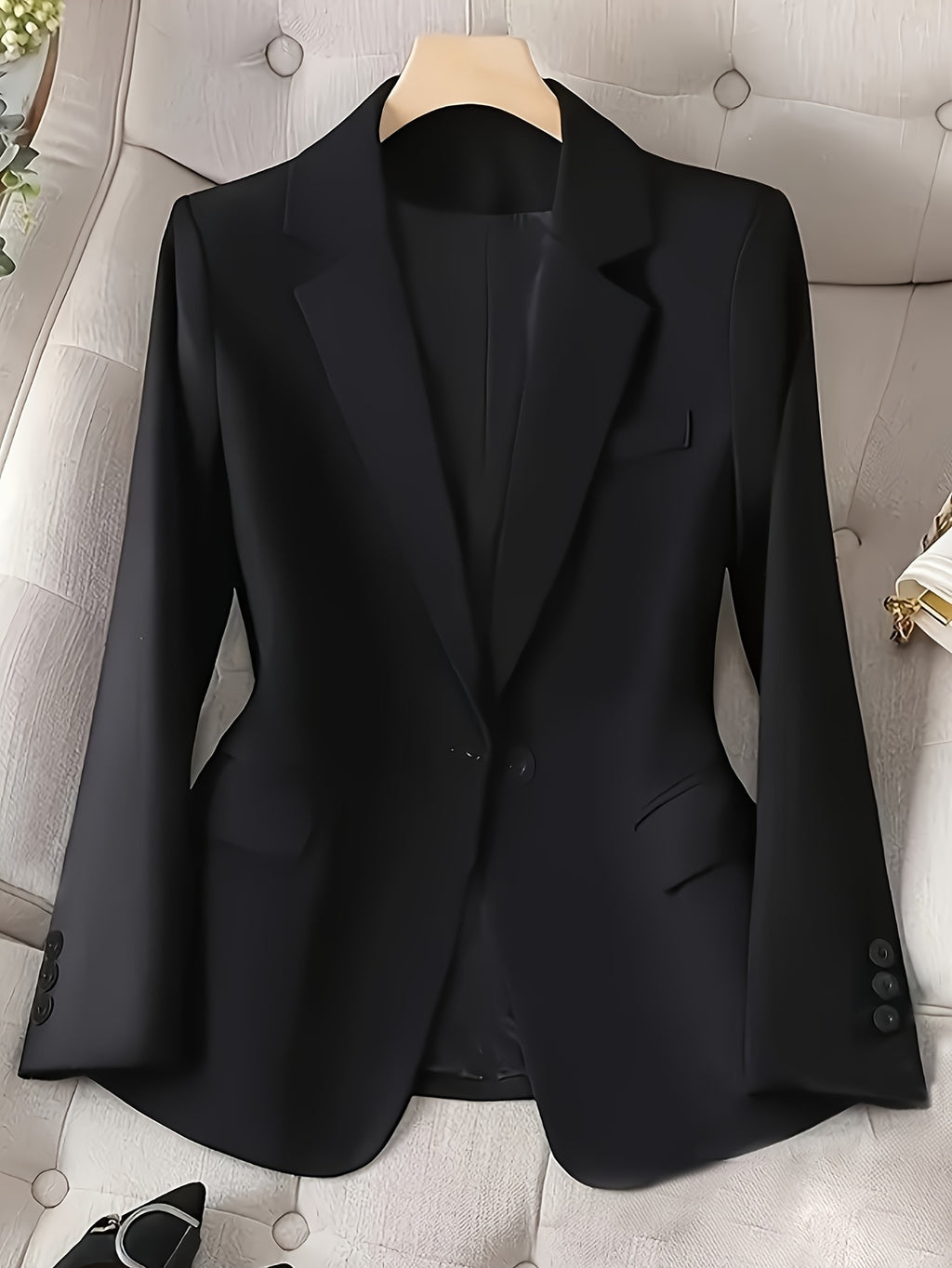Blazer elegante e acinturado