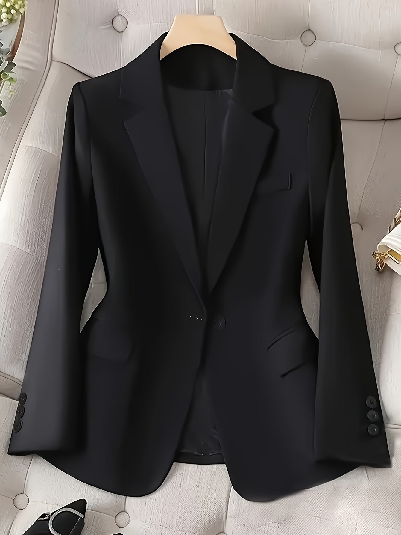 Blazer elegante e acinturado