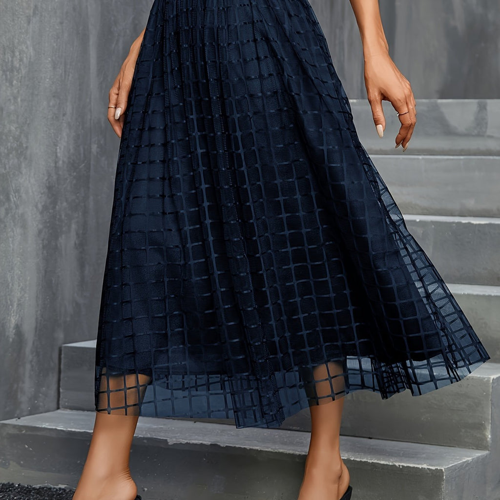 Saia Plissada Elegante