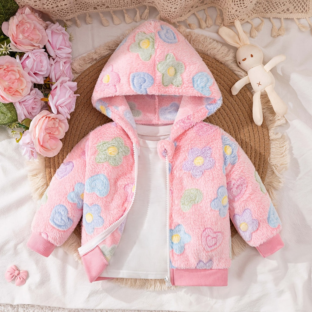 Blusa de Frio Florida Peluciada