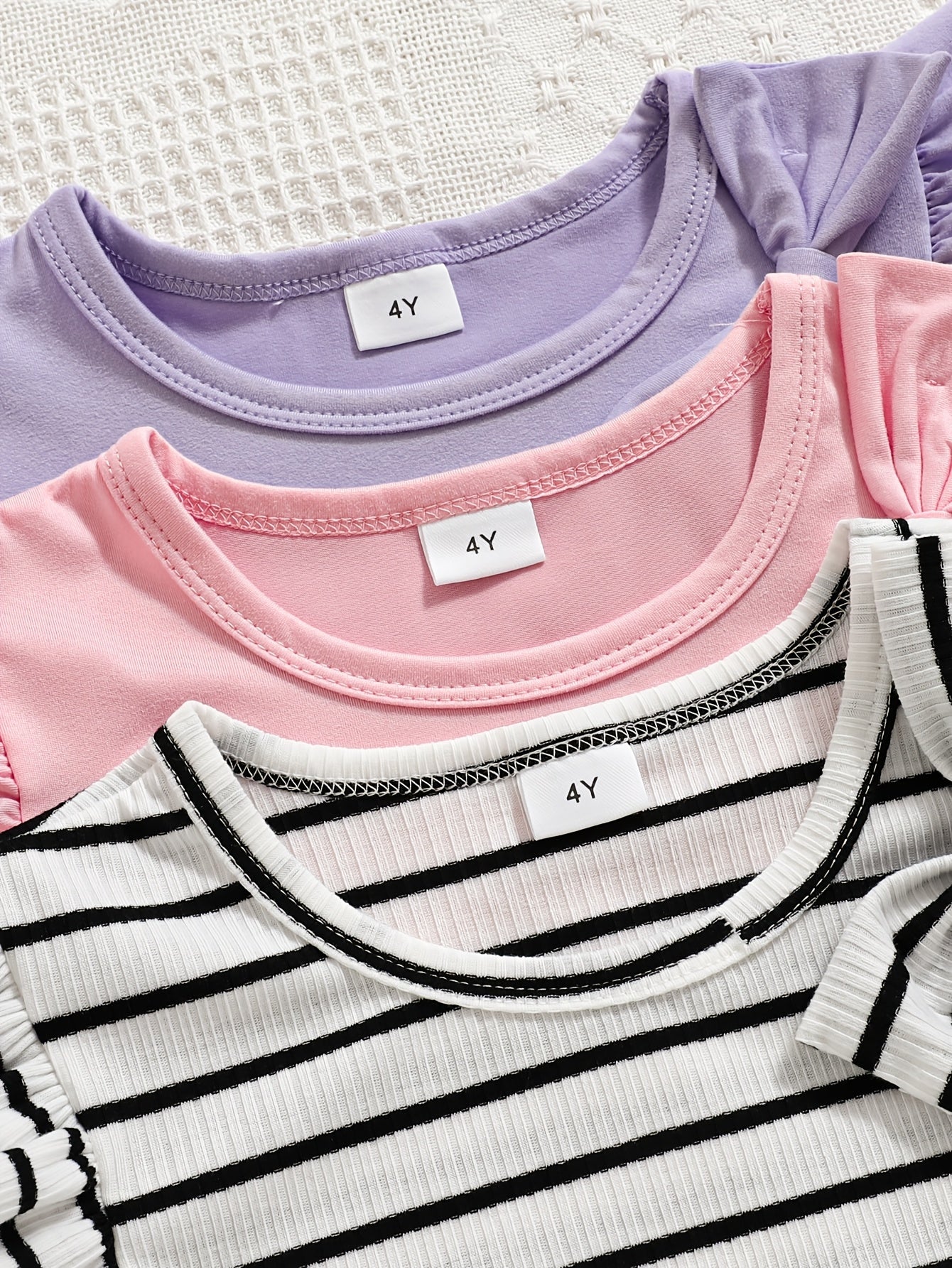 Conjunto com 3 Camisetas Infantis