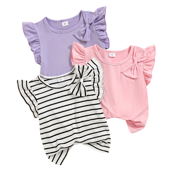 Conjunto com 3 Camisetas Infantis