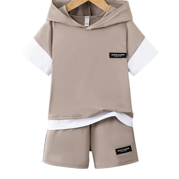 Conjunto Masculino Infantil Marrom