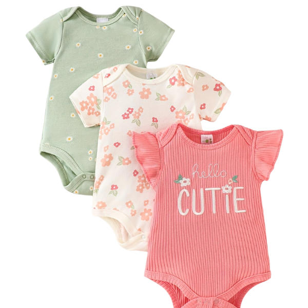 Kit com 3 Bodies Femininos