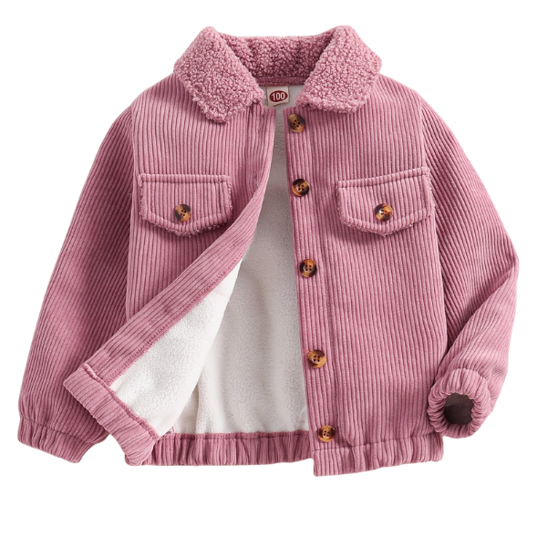 Jaqueta Infantil com bolsos e gola