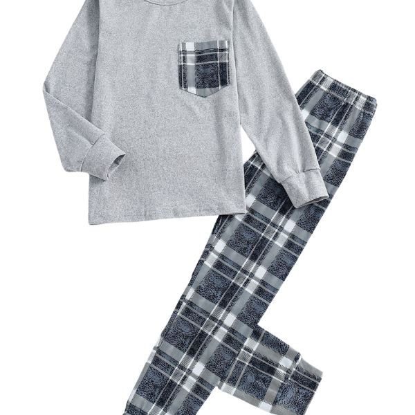 Pijama Xadrez Infantil Masculino