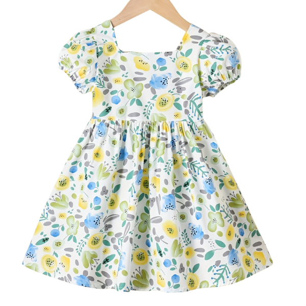 Vestido Infantil Floral