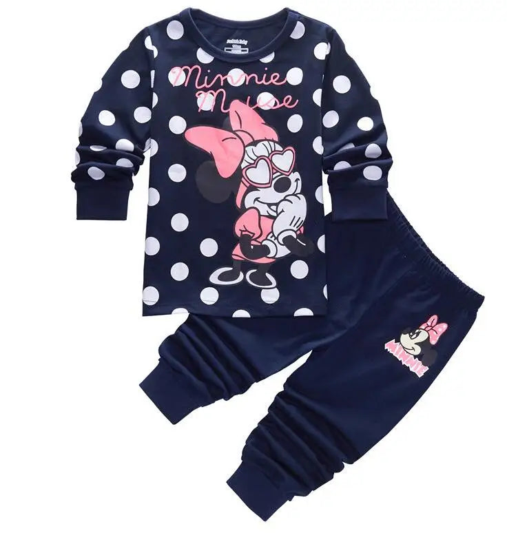 Pijama para meninas Mickey e Minnie