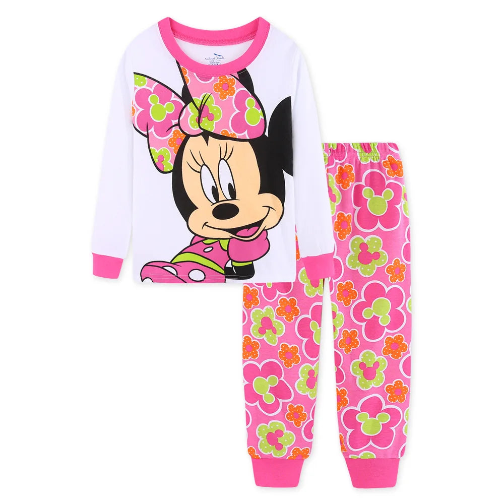 Pijama para meninas Mickey e Minnie