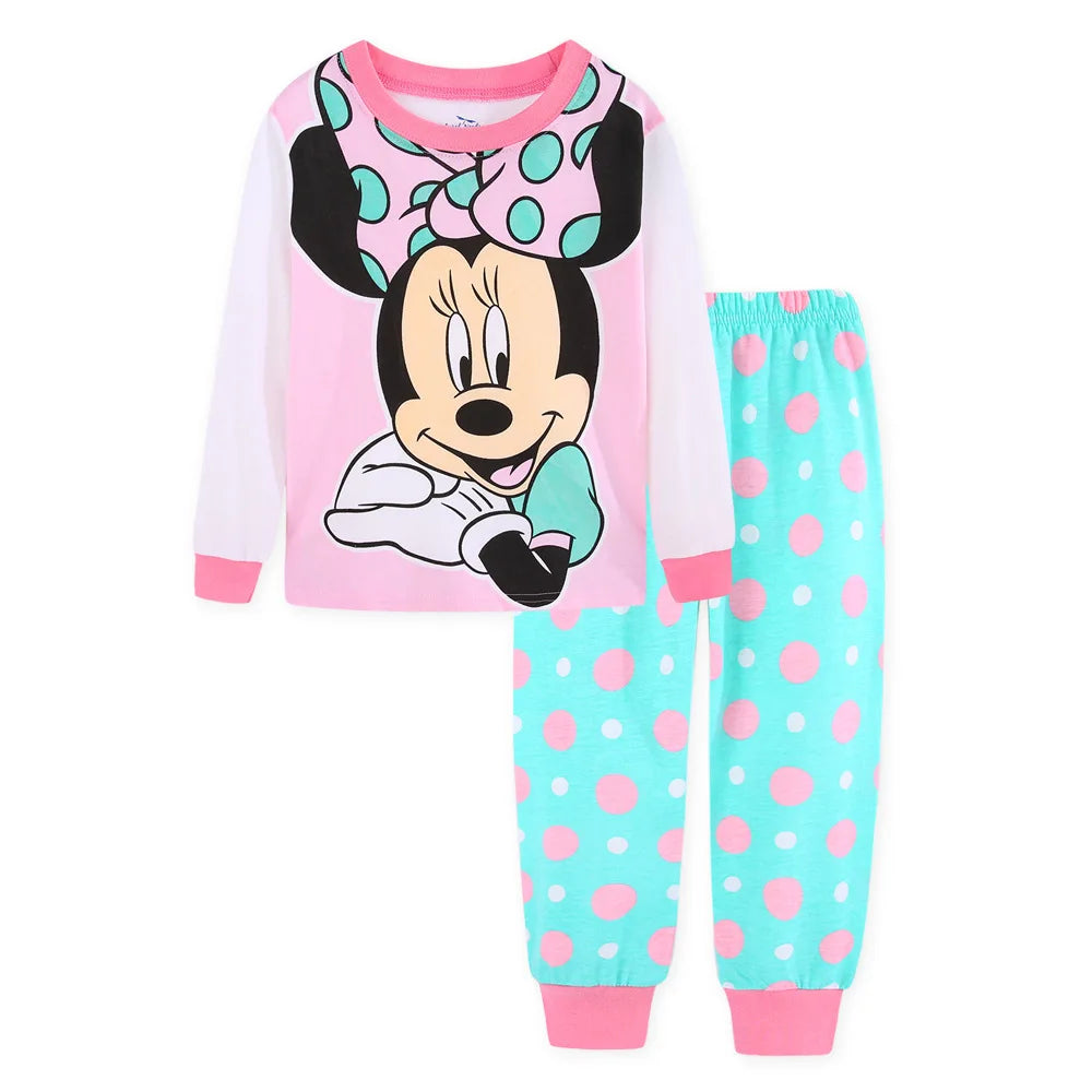 Pijama para meninas Mickey e Minnie