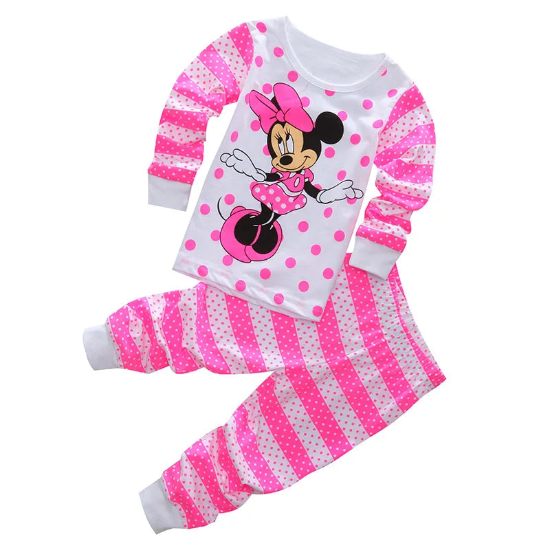Pijama para meninas Mickey e Minnie