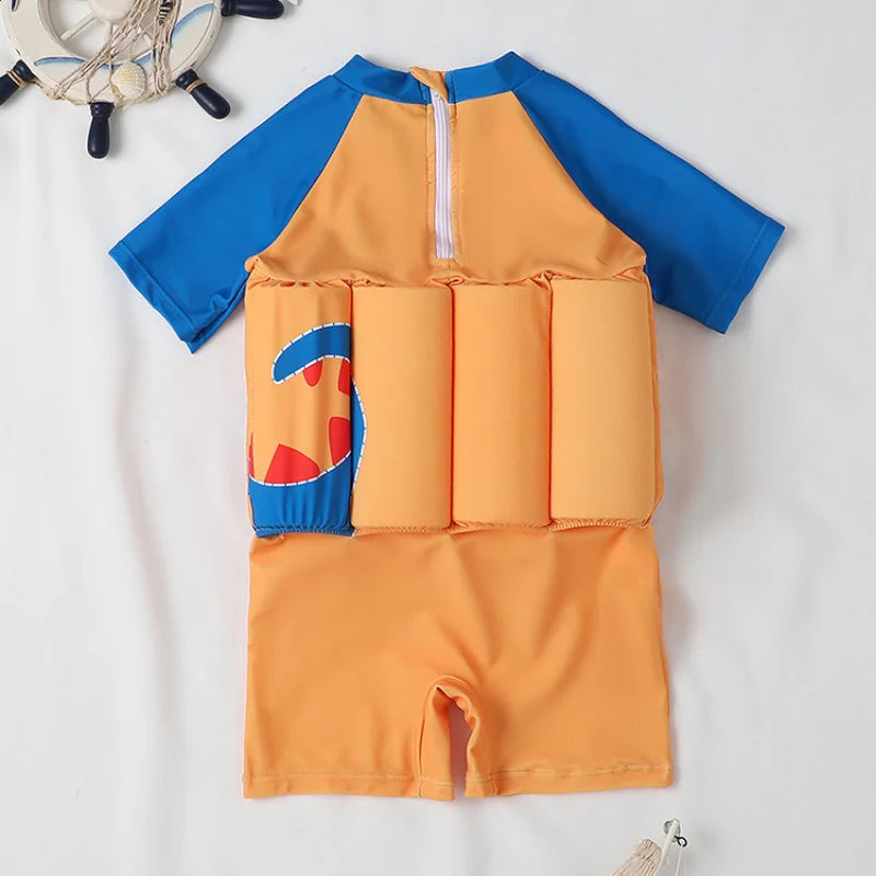 Traje de banho flutuante para crianças