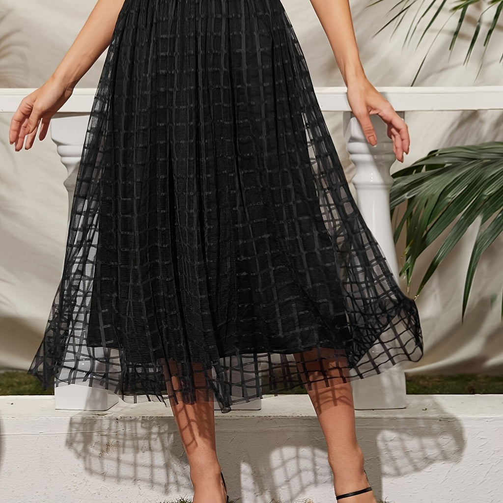 Saia Plissada Elegante