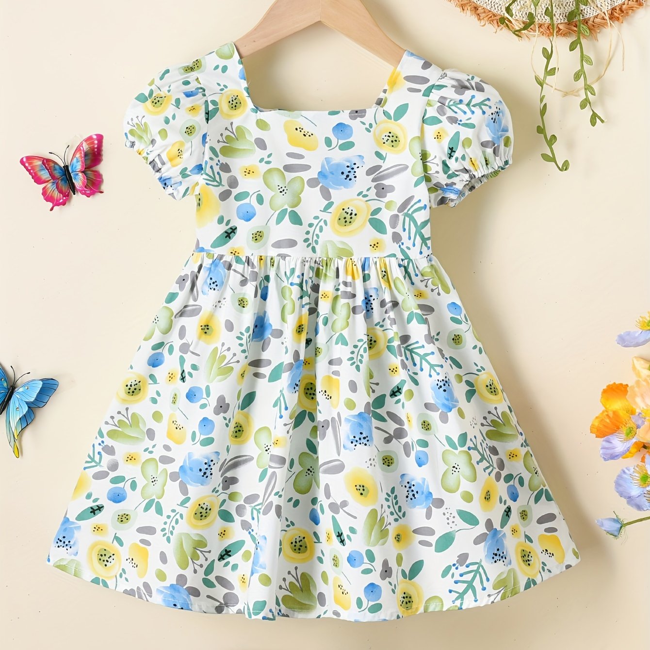 Vestido Infantil Floral